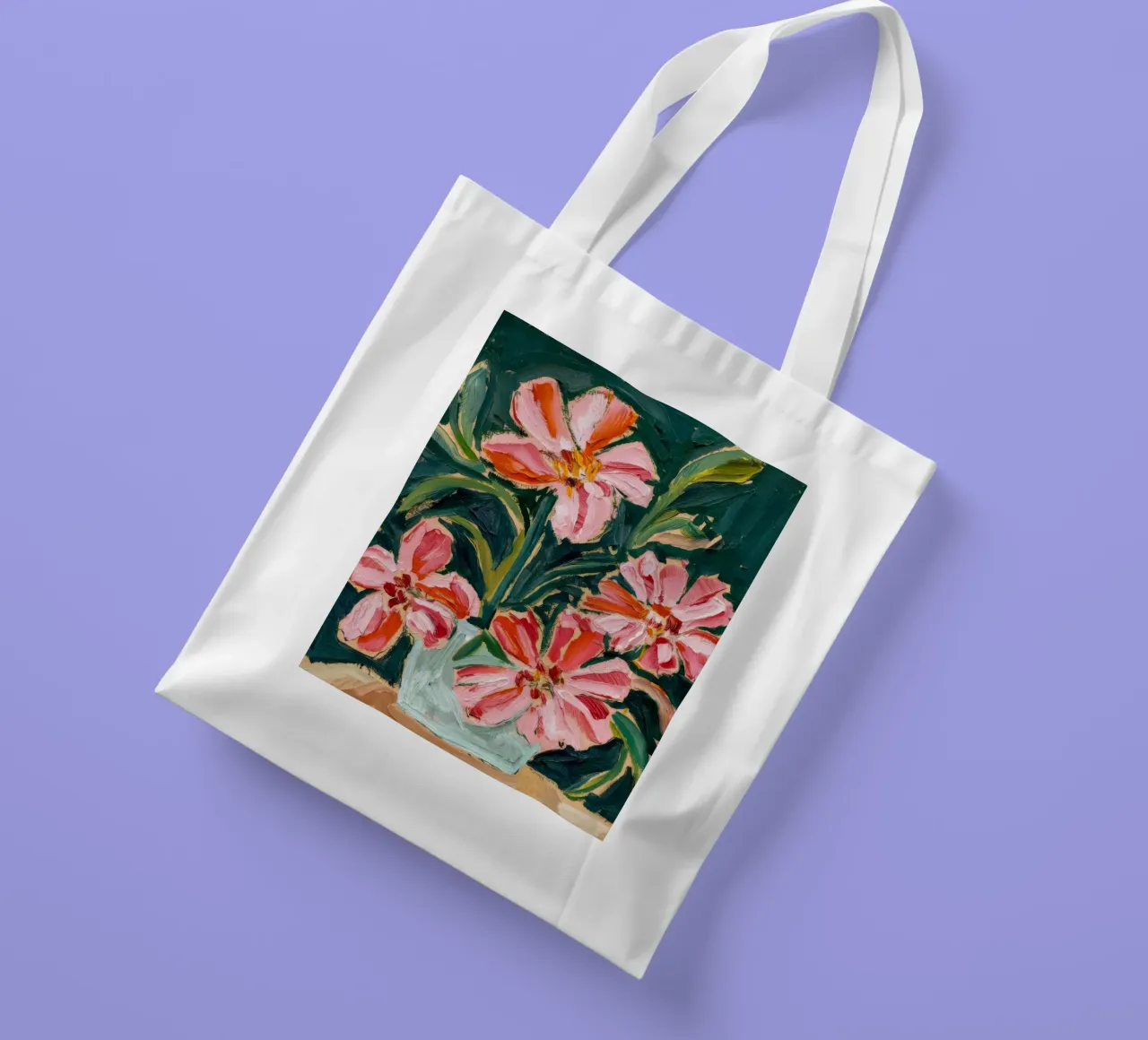 Flora di corallo borsa in juta da Infinite Chroma