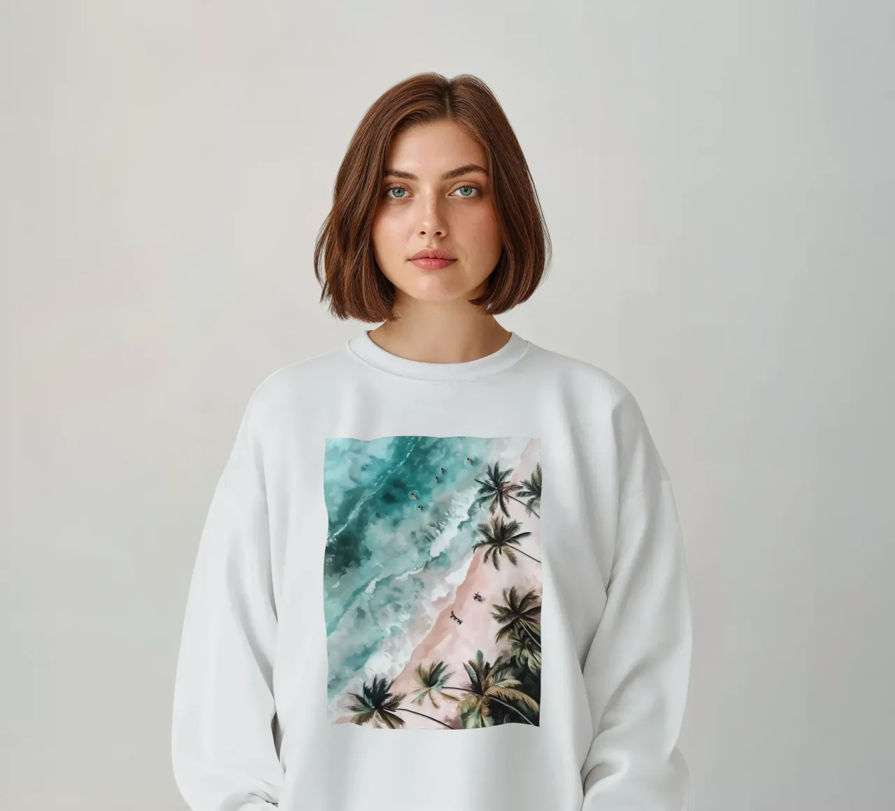 Spiaggia aerea felpa da IamHomeStudio