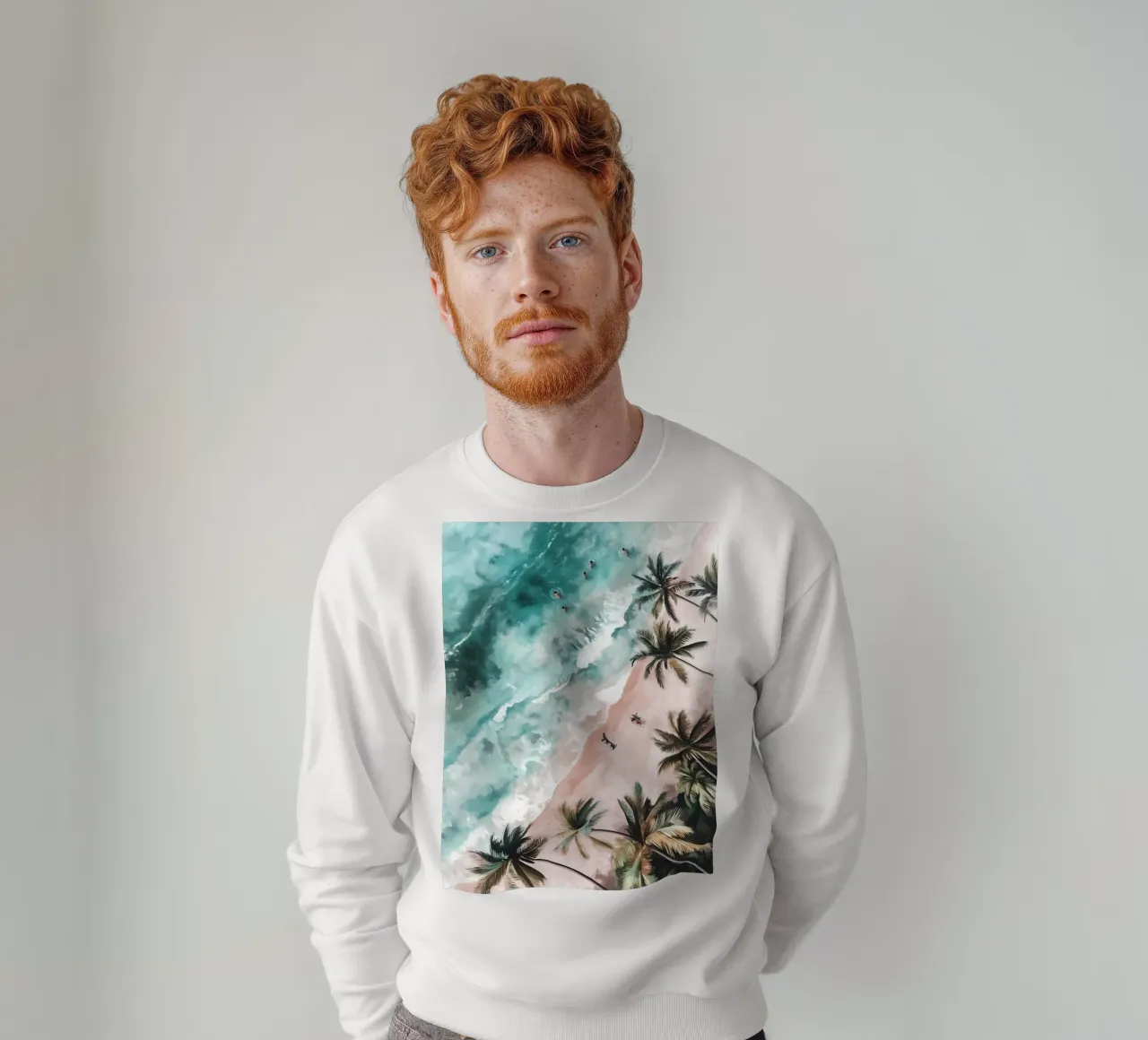 Spiaggia aerea felpa da IamHomeStudio