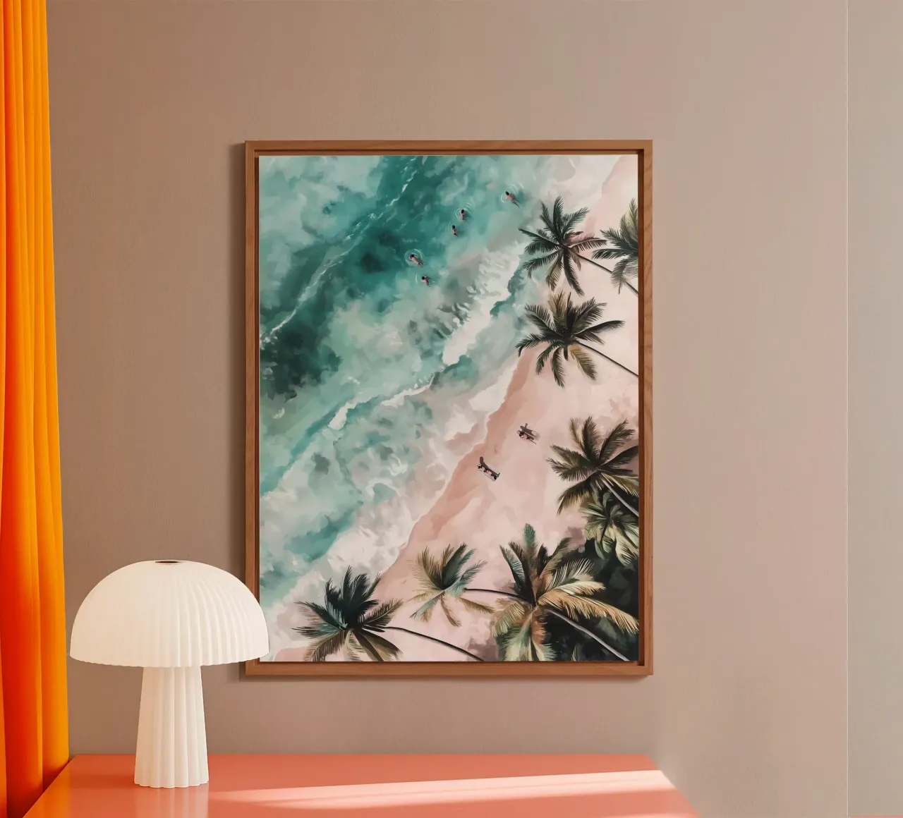 Spiaggia aerea alluminio dibond da IamHomeStudio