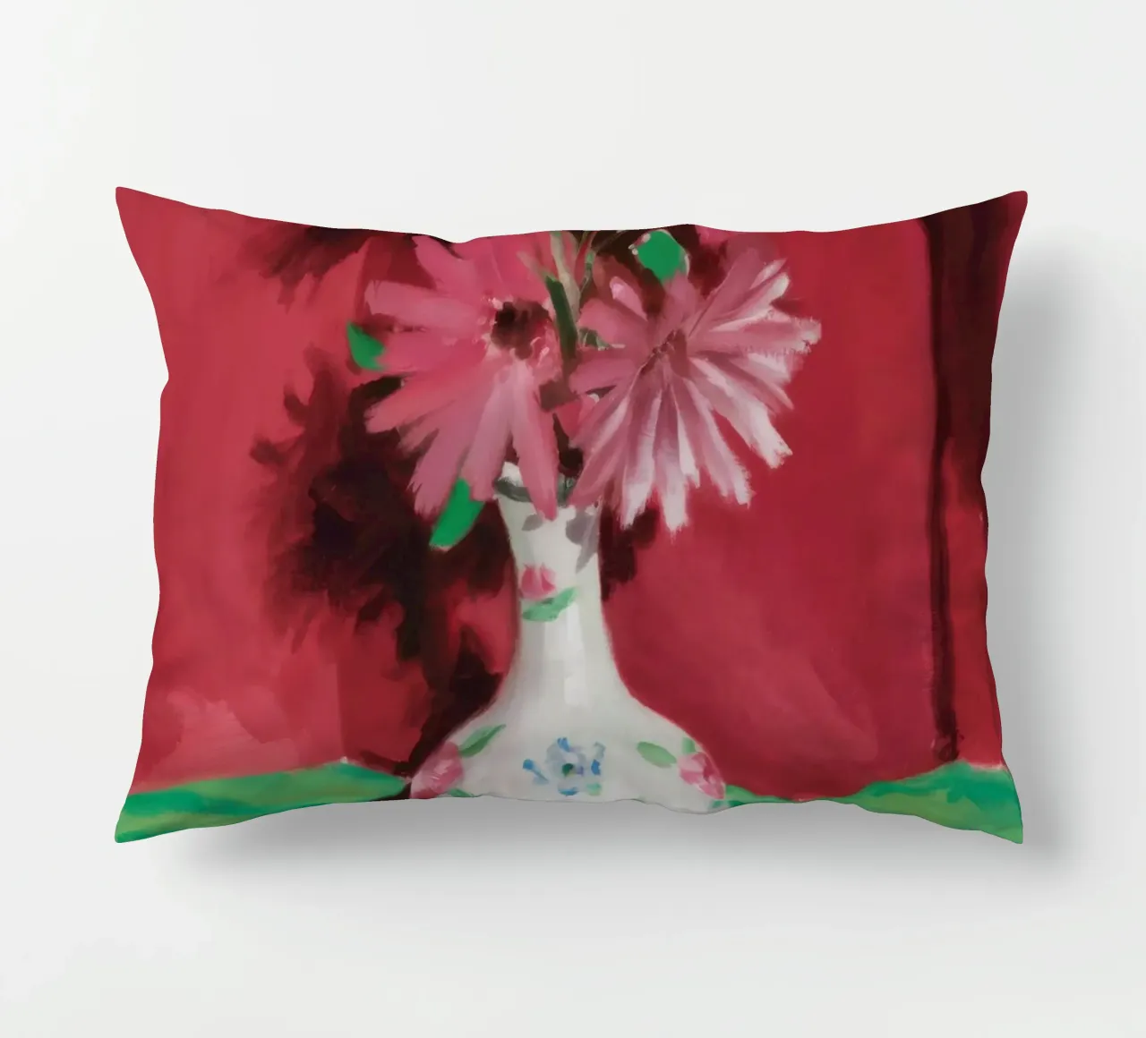Drappo di limone rosato cuscino da Infinite Chroma