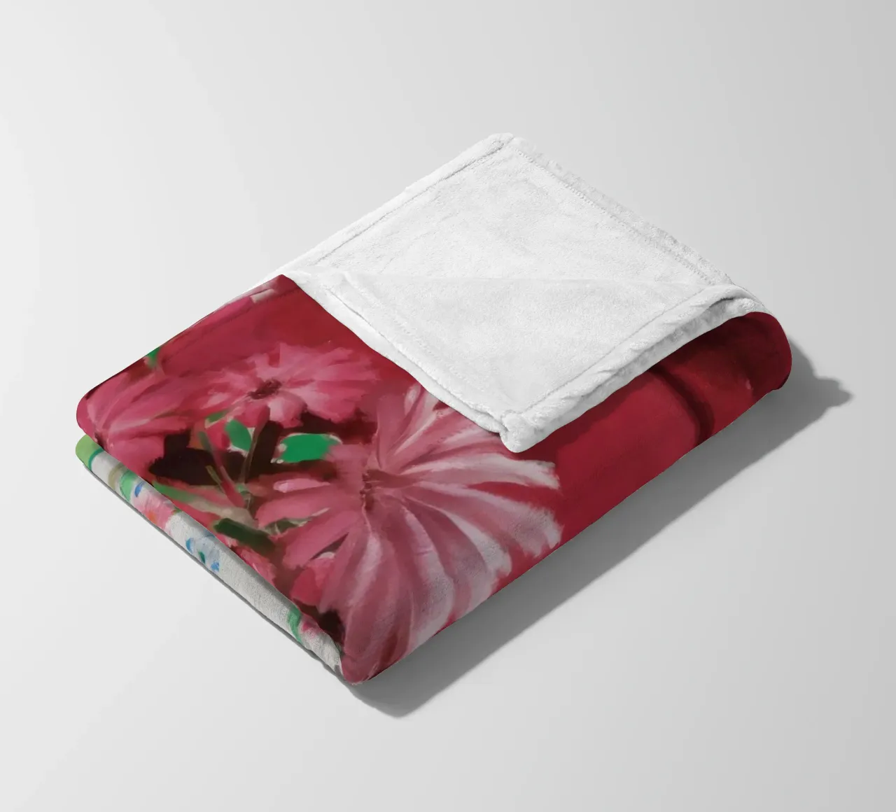 Drappo di limone rosato coperta in pile da Infinite Chroma