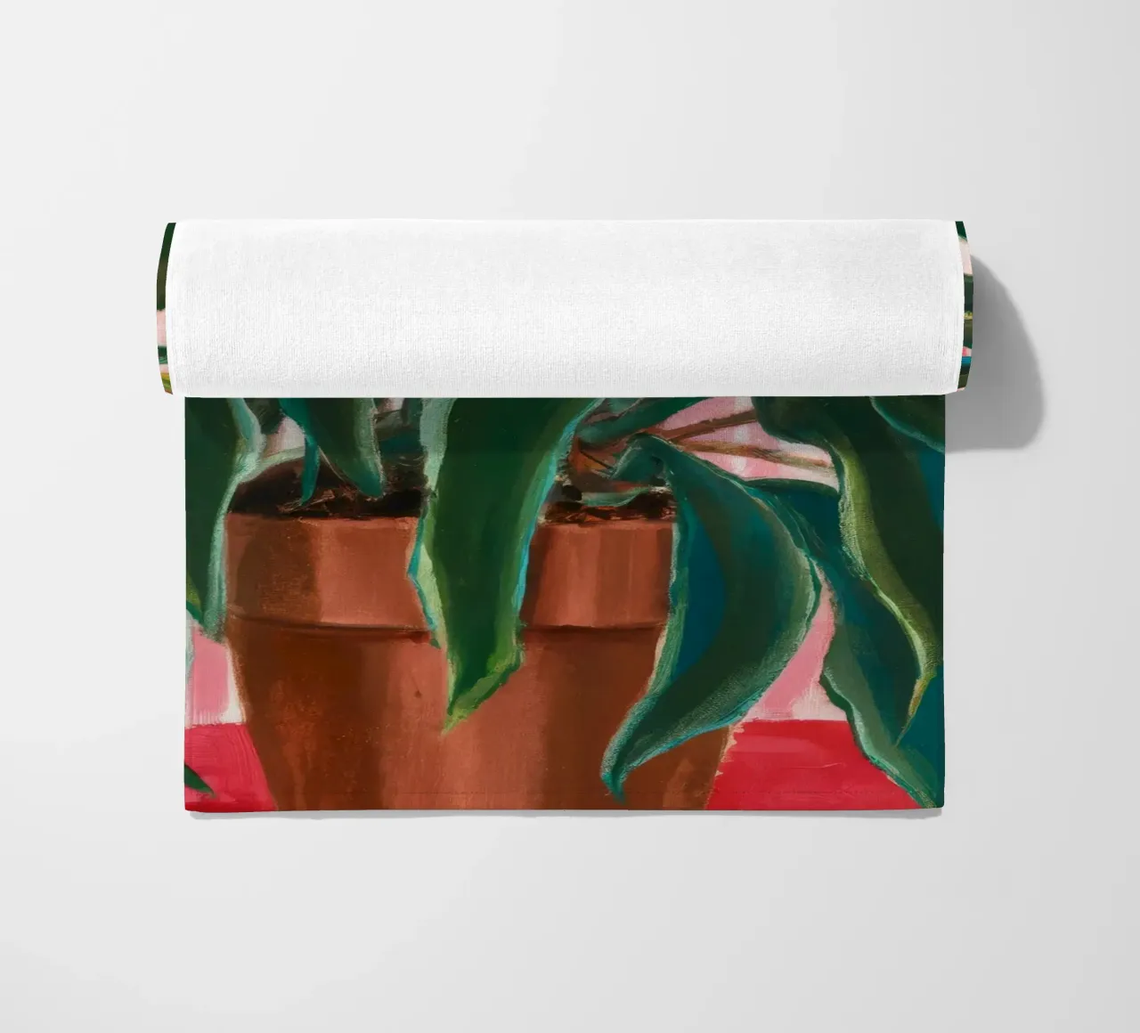 Vaso a strisce verdi telo mare da Infinite Chroma