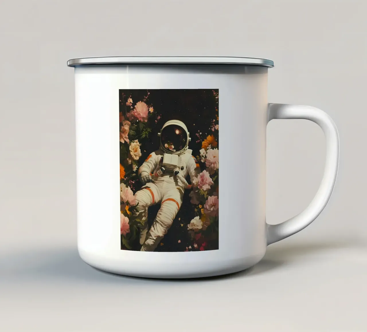 Astronauta tazza in smalto da IamHomeStudio