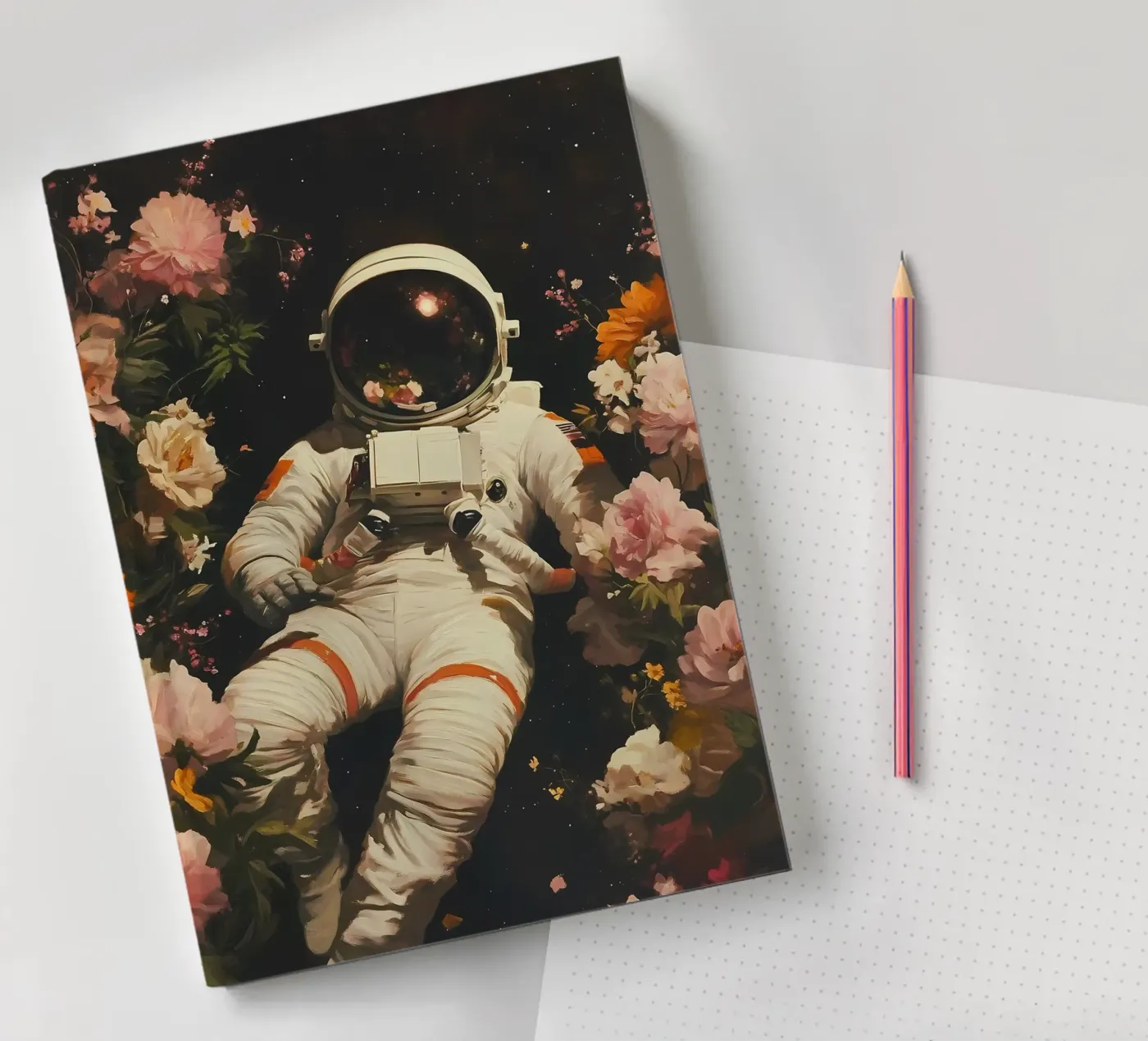 Astronaut notebook by IamHomeStudio