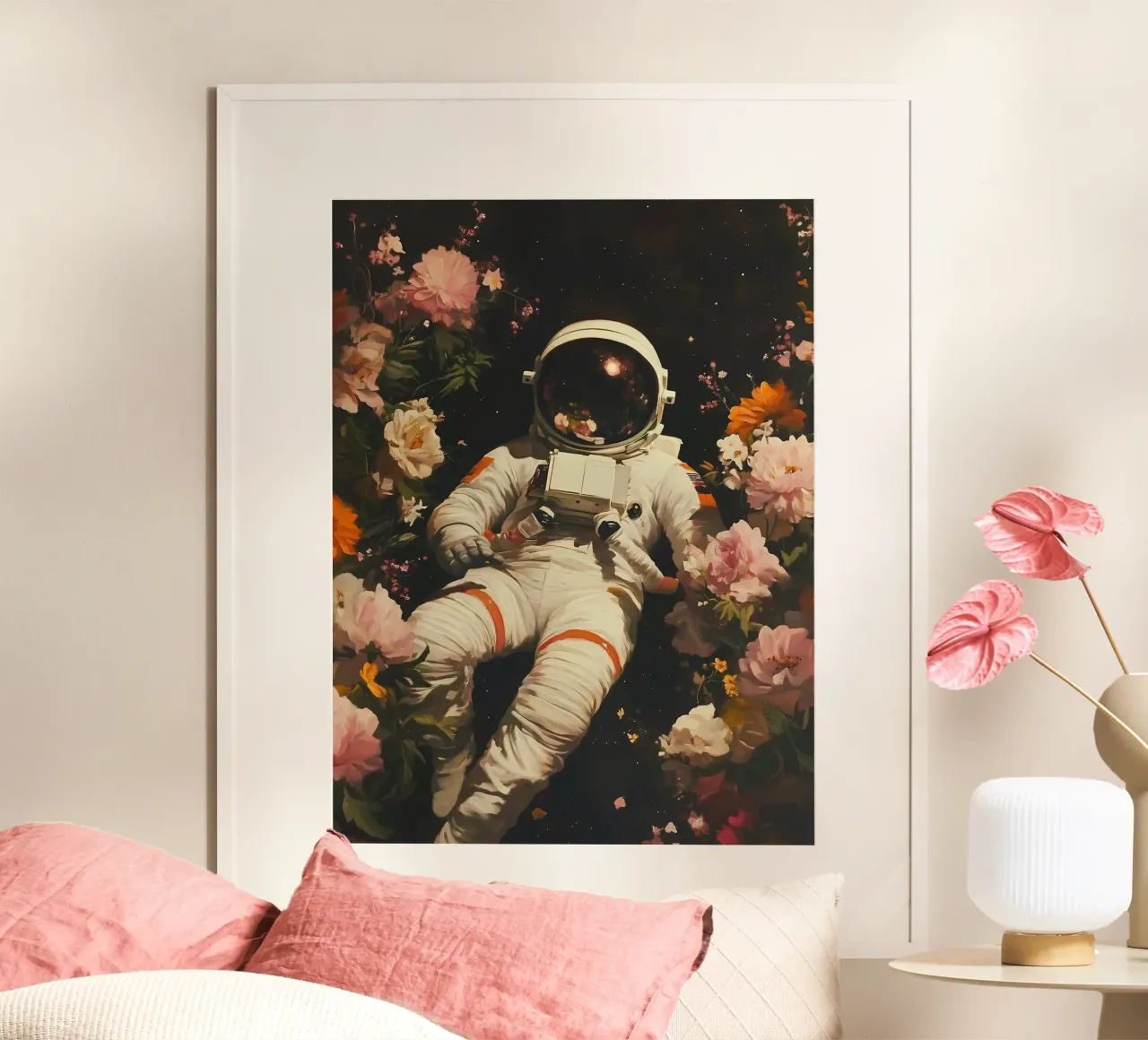 Astronauta carta hahnemühle da IamHomeStudio