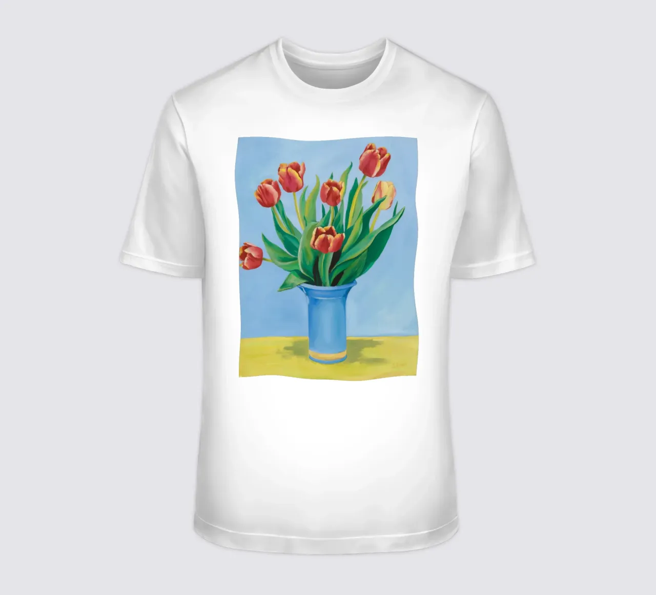 Ruby Tulip Azure t-shirt de Infinite Chroma
