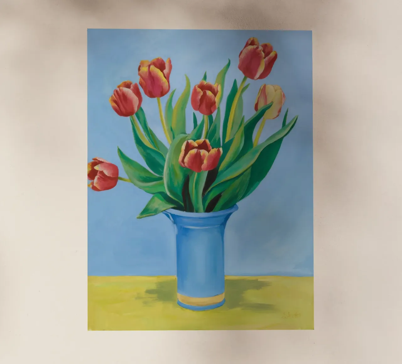 Rubino Tulipano Azzurro pellicola backlit da Infinite Chroma