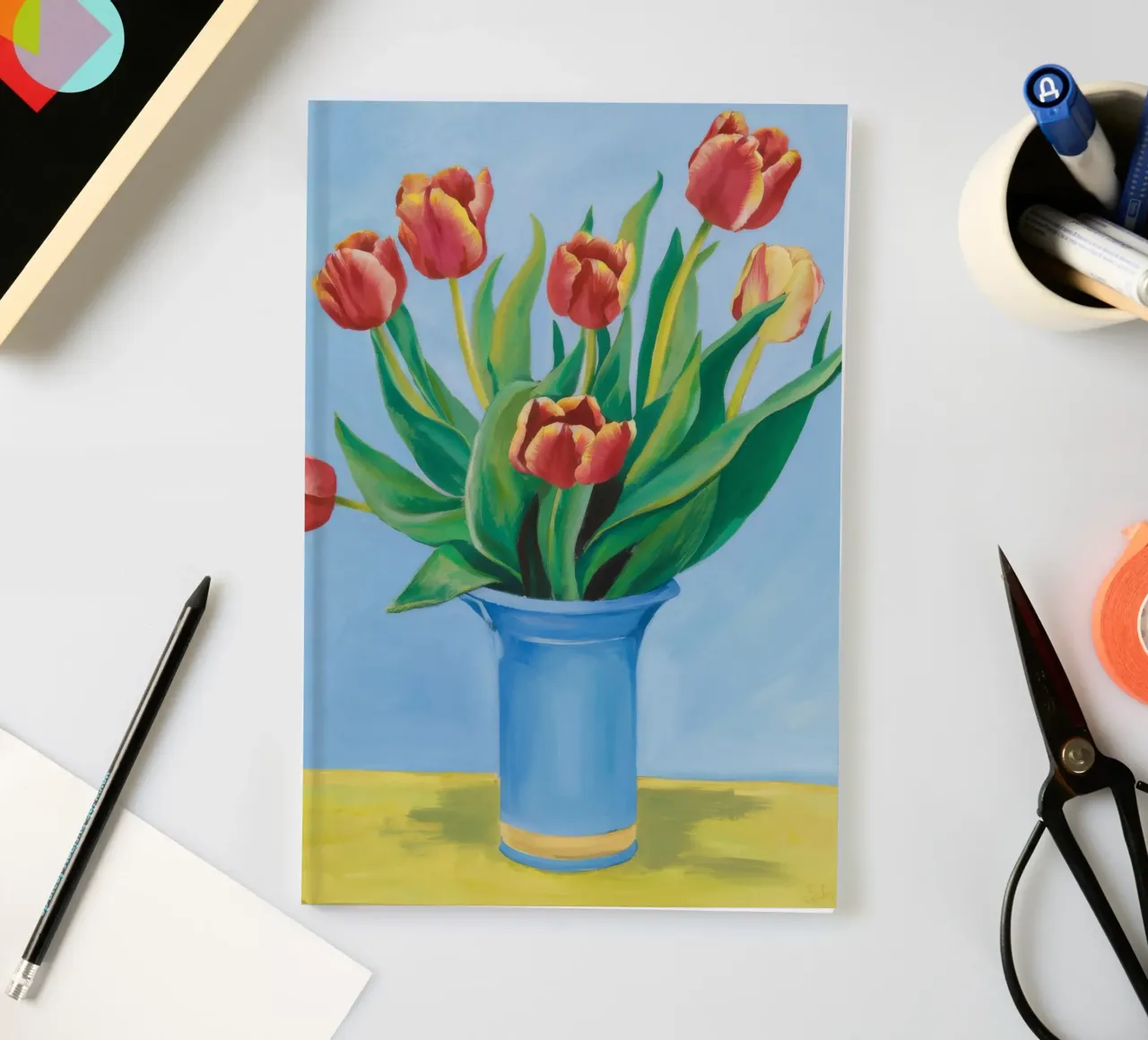 Ruby Tulip Azure notebook by Infinite Chroma