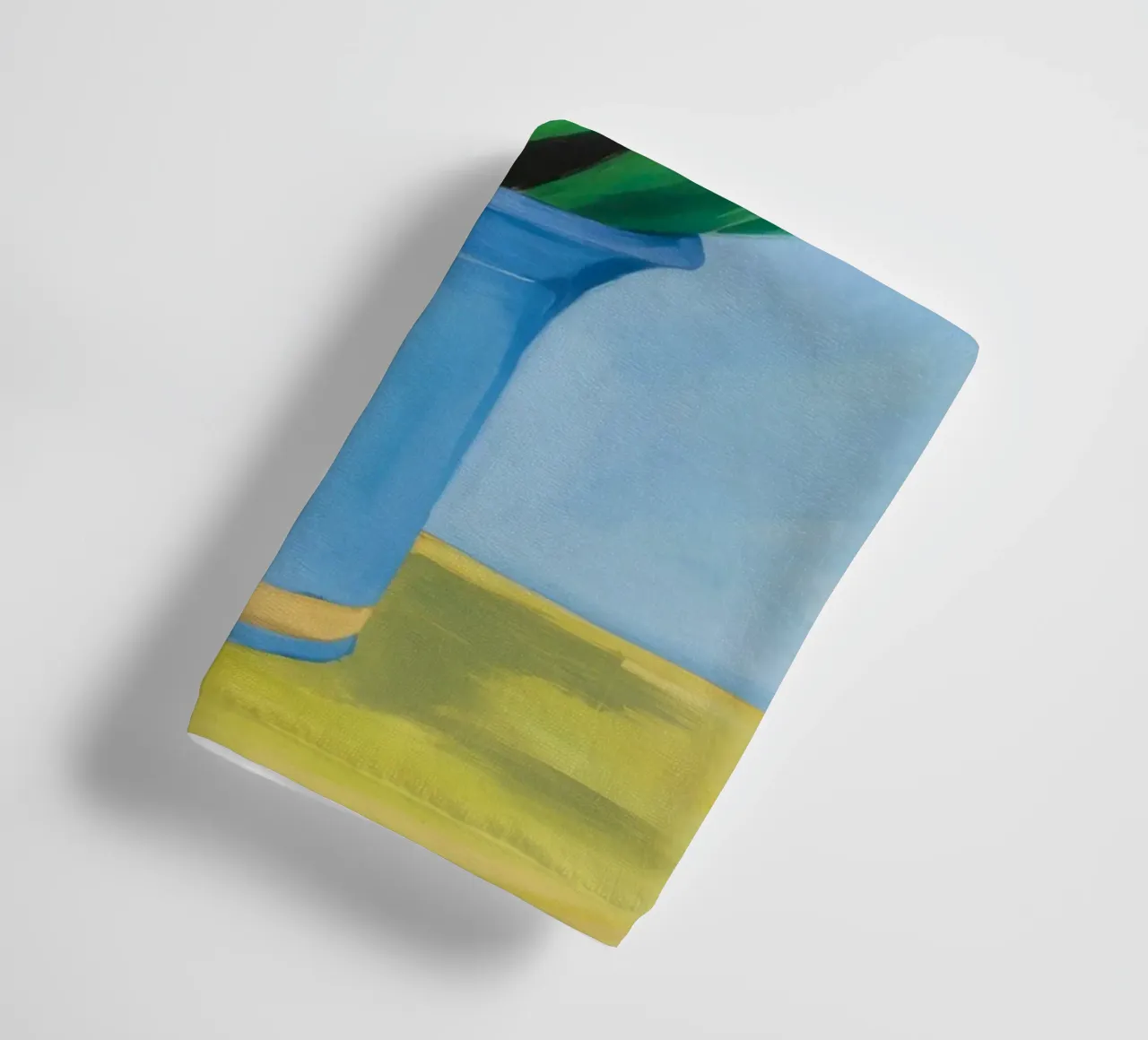 Ruby Tulip Azure towel by Infinite Chroma