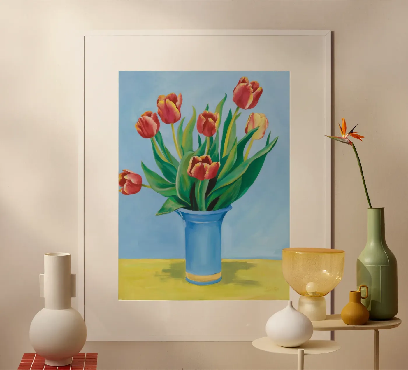 Ruby Tulip Azure poster de Infinite Chroma