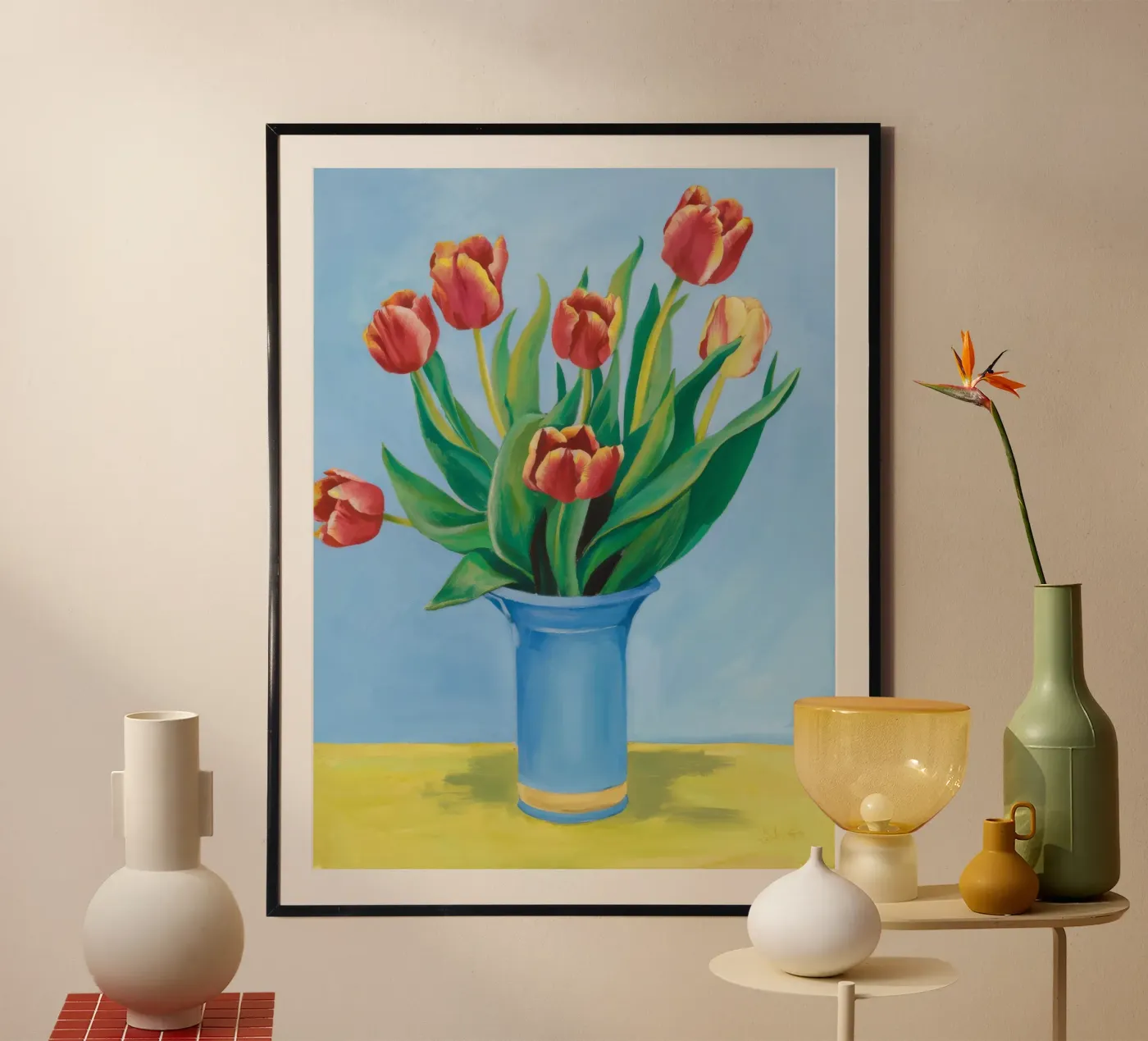 Ruby Tulip Azure poster de Infinite Chroma