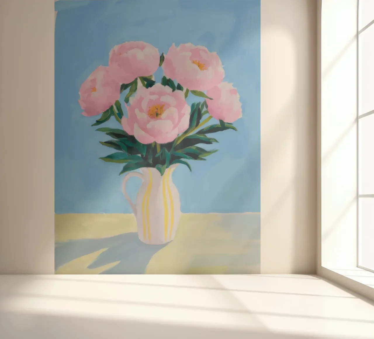 Peony Blush Sunbeam photo wallpaper by Infinite Chroma