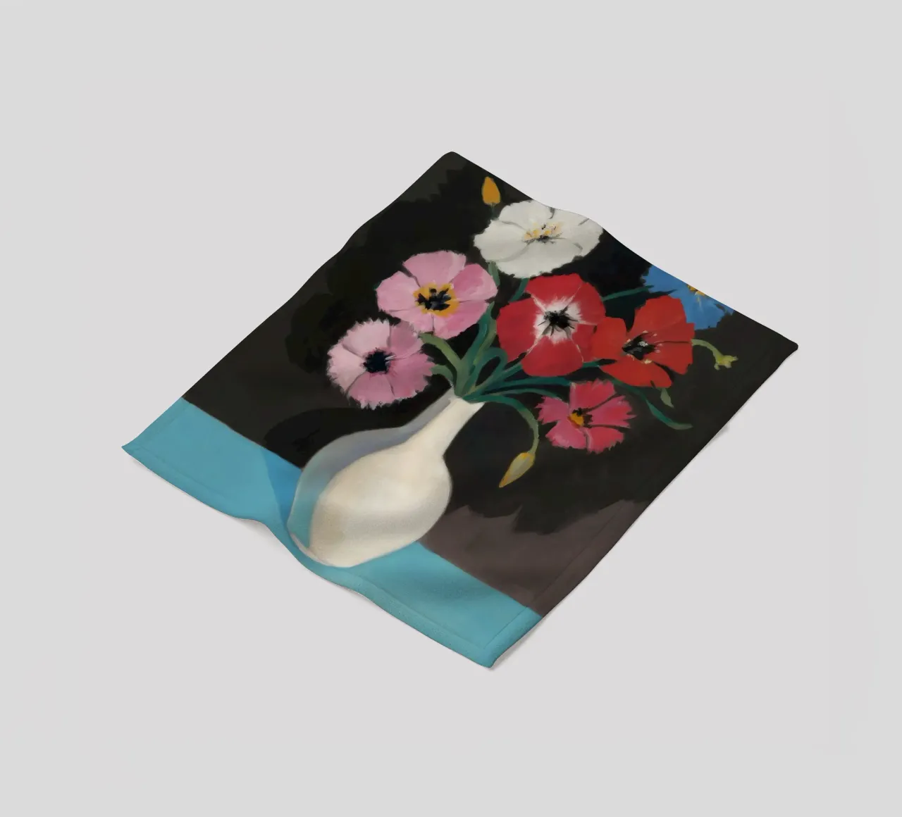 Medley di fiori di mezzanotte coperta in pile da Infinite Chroma