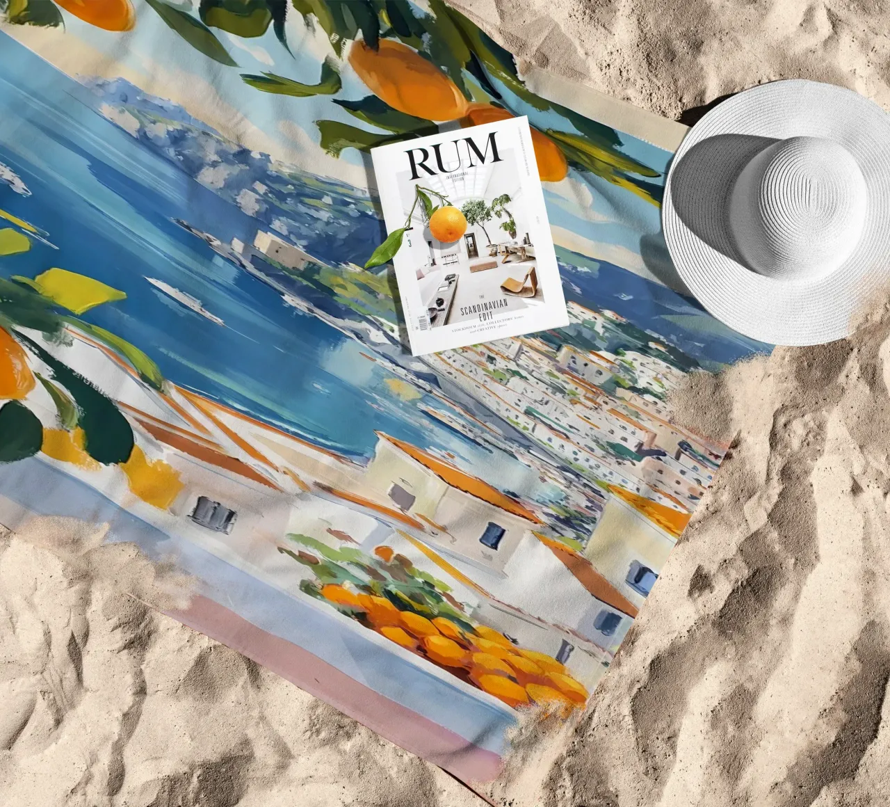 Finestra aperta telo mare da IamHomeStudio