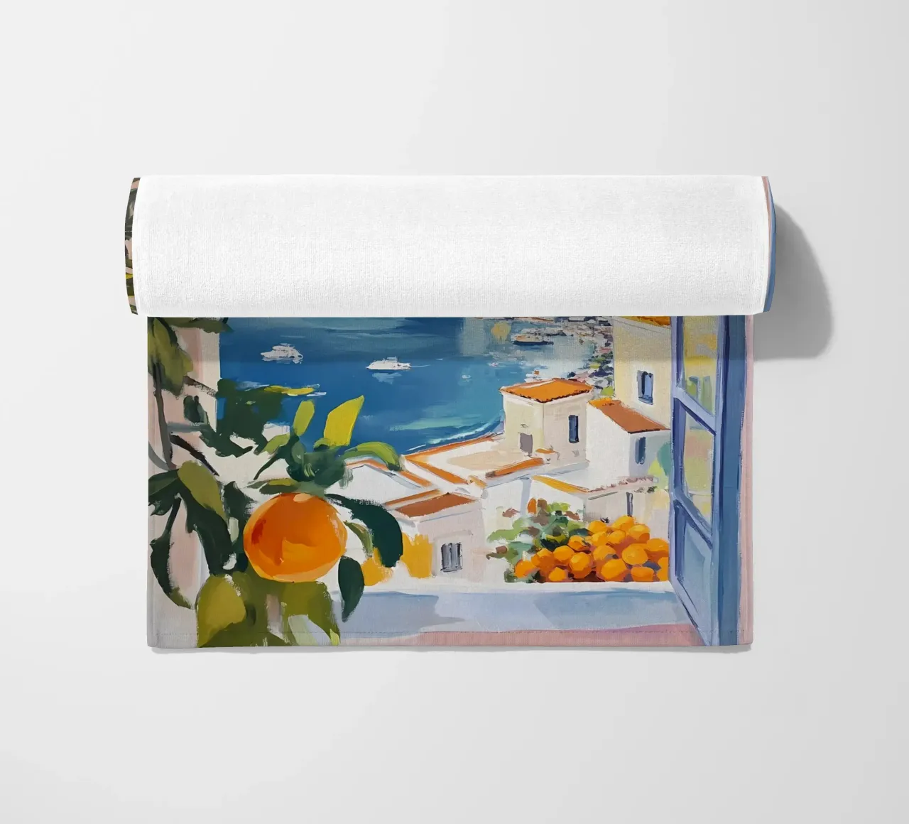Open Window beach towel by IamHomeStudio