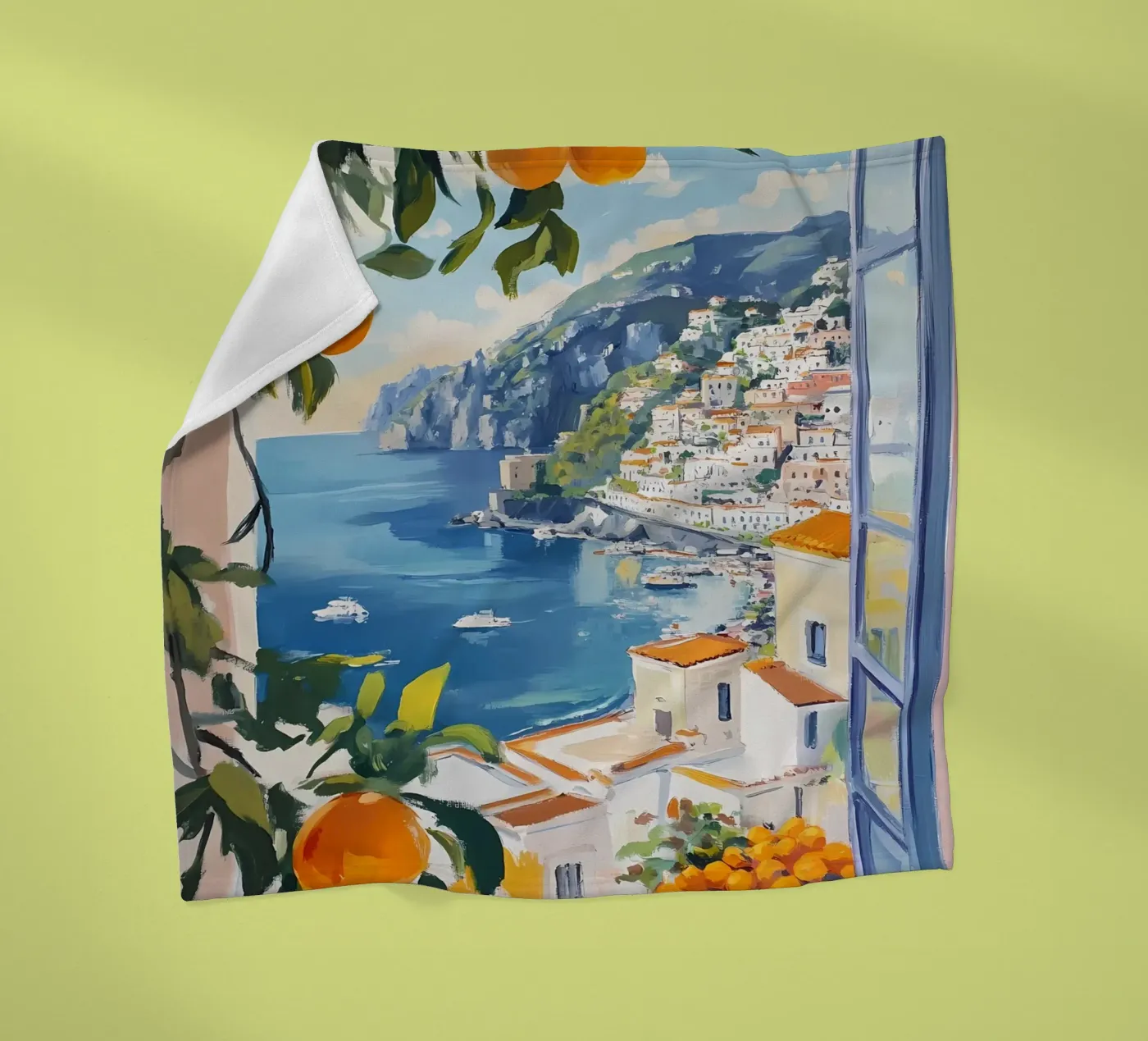 Open Window plaid polaire de IamHomeStudio