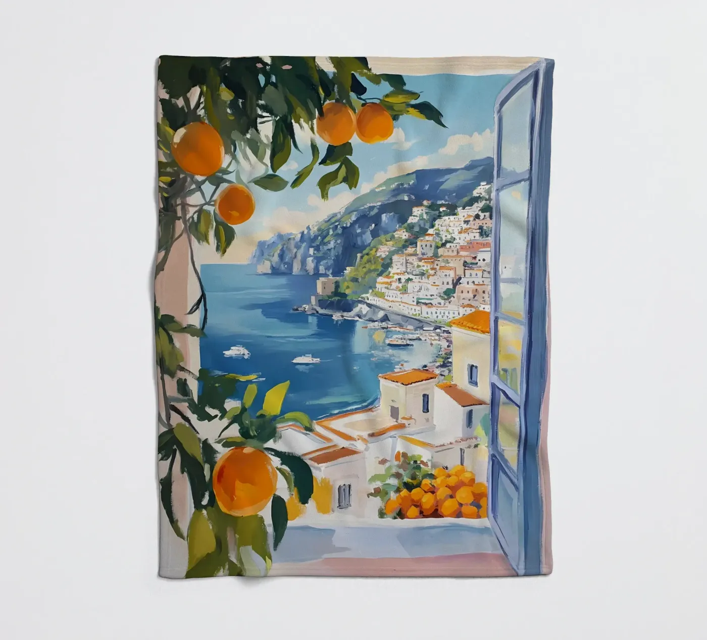 Open Window plaid polaire de IamHomeStudio