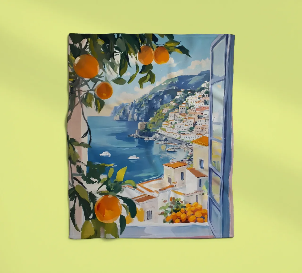 Open Window Fleecedecke von IamHomeStudio