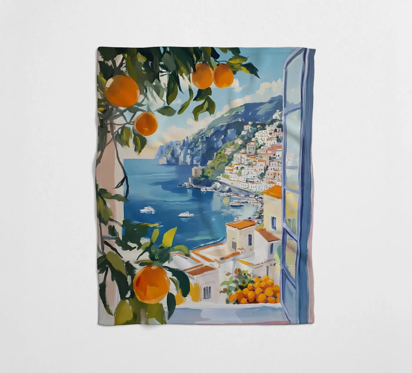 Open Window plaid polaire de IamHomeStudio