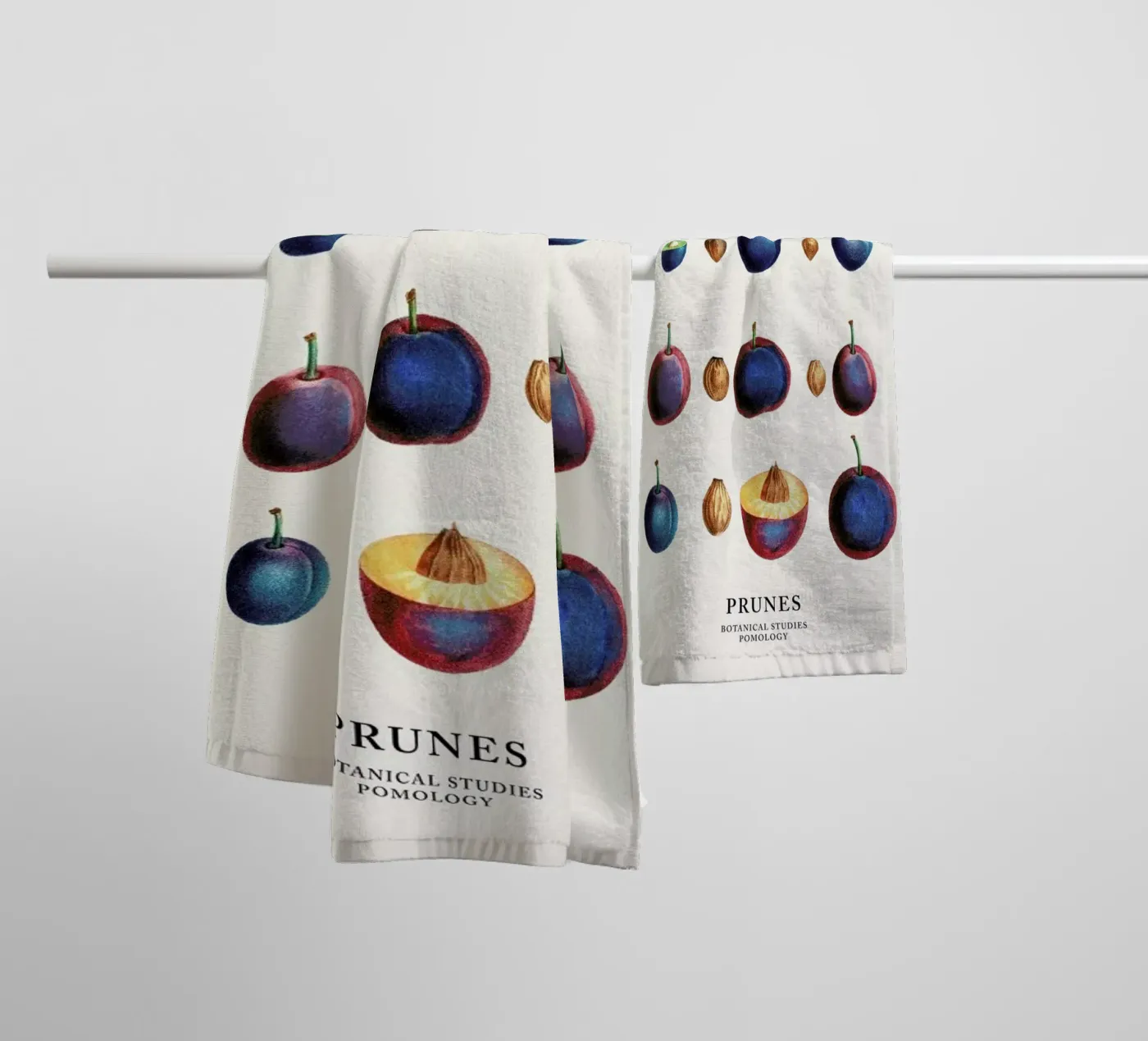 Prunes badhanddoek van Flora & Fauna