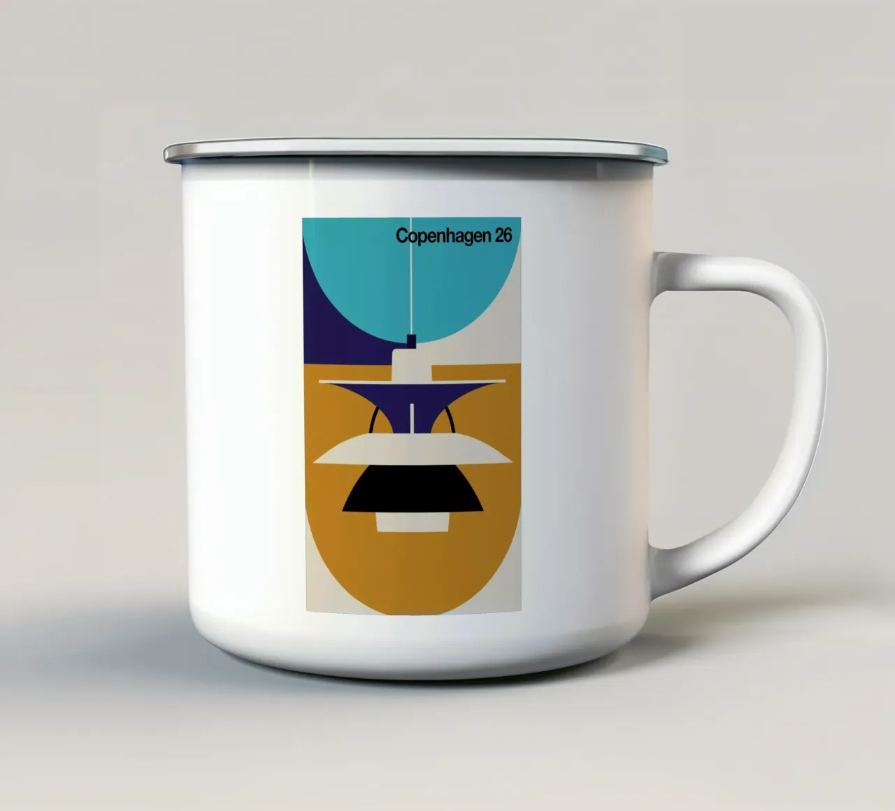 Copenhagen 26 taza de esmalte de Bo Lundberg