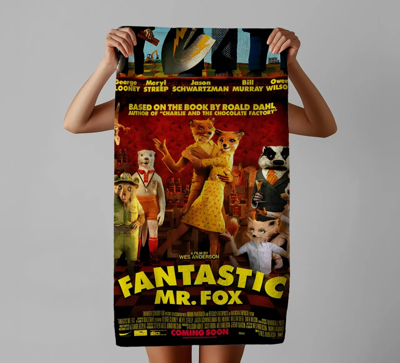 Película Fantastic Mr. Fox toalla de baño de STAR CINEPLEX