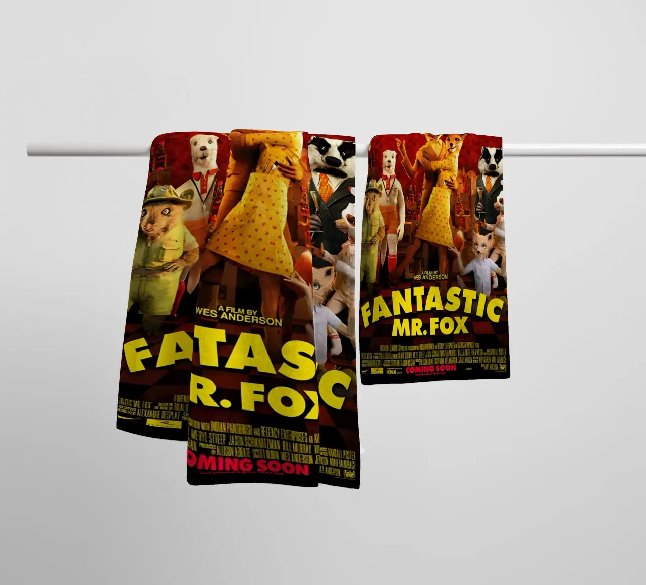 Película Fantastic Mr. Fox toalla de baño de STAR CINEPLEX