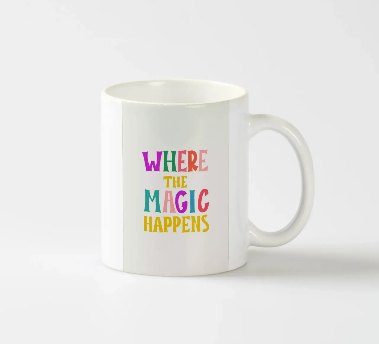 Where the magic happens II tazza in ceramica da Pure
