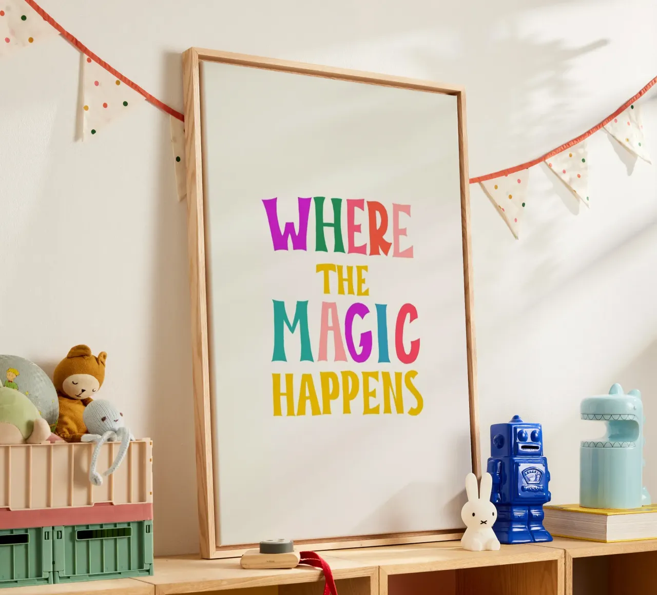 Where the magic happens II canvas by Pure