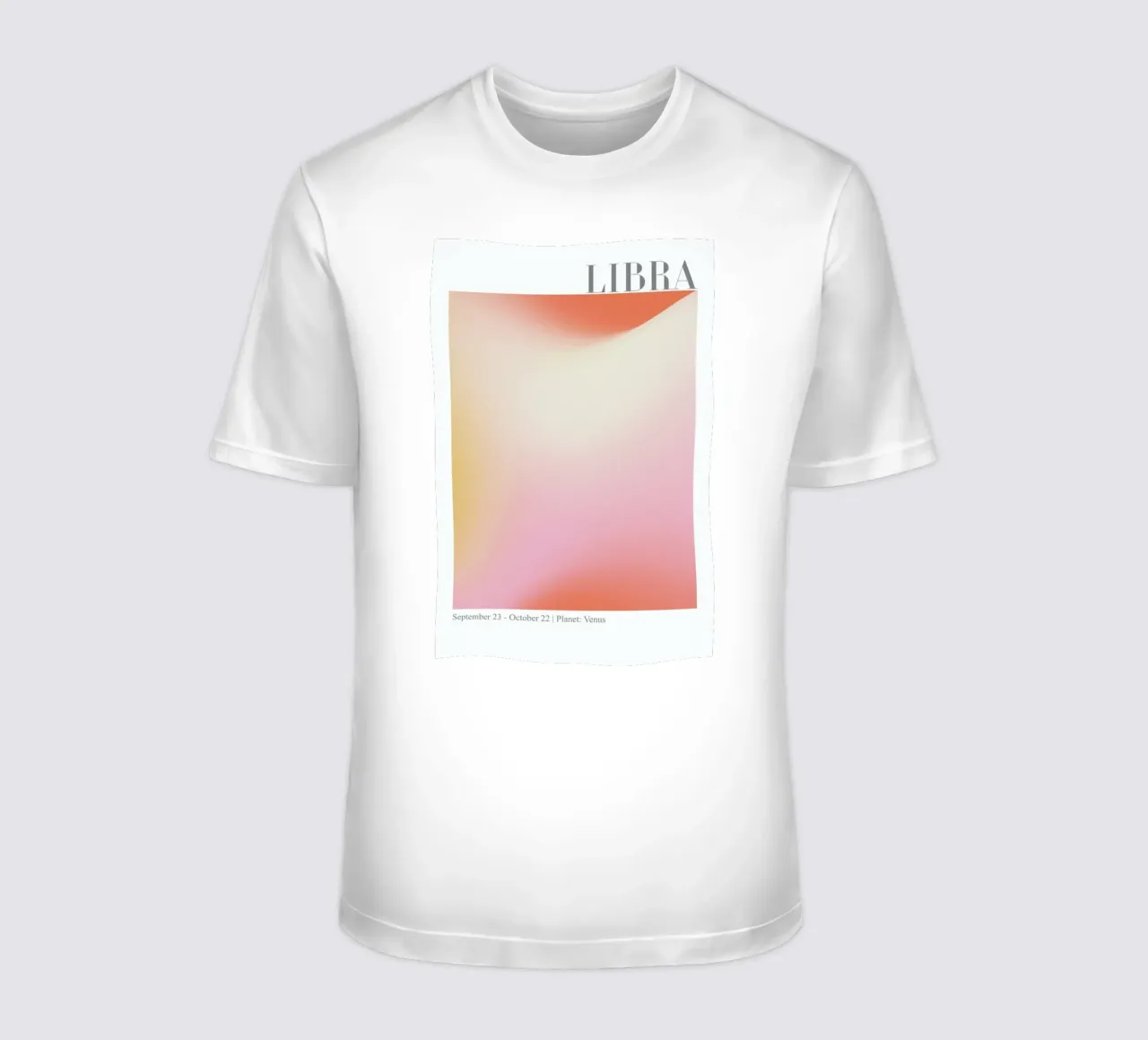 Libra Abstract Aura t-shirt da cafelab