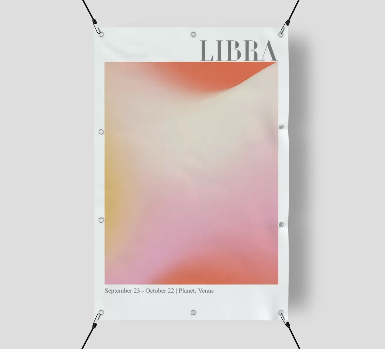 Libra Abstract Aura telo in pvc da cafelab