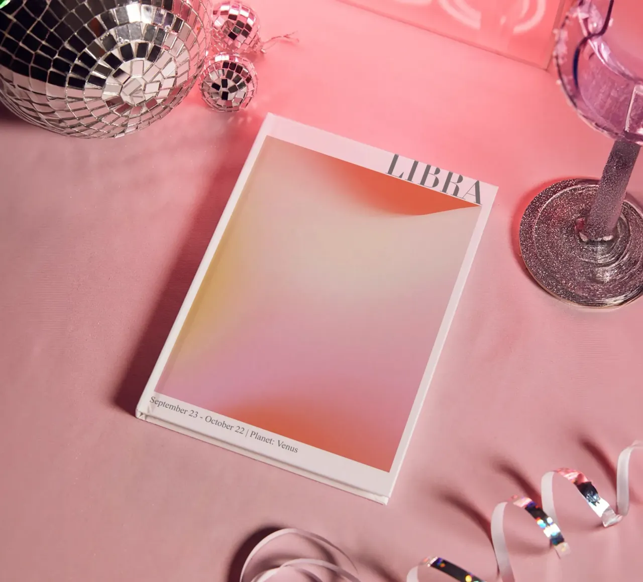 Libra Abstract Aura notebook by cafelab
