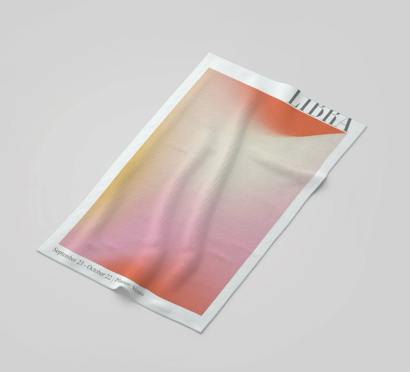 Libra Abstract Aura telo mare da cafelab