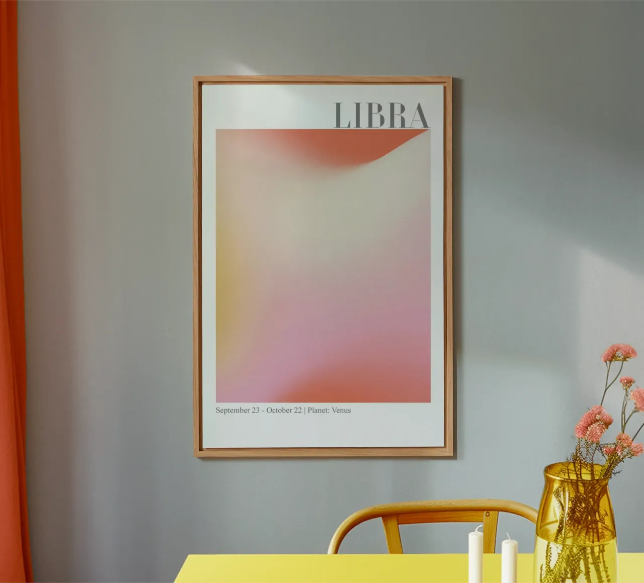 Libra Abstract Aura alluminio dibond da cafelab