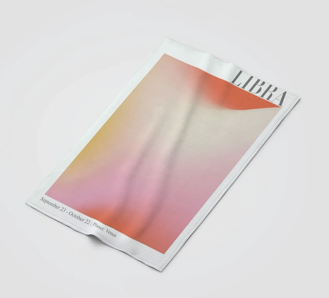 Libra Abstract Aura coperta in pile da cafelab