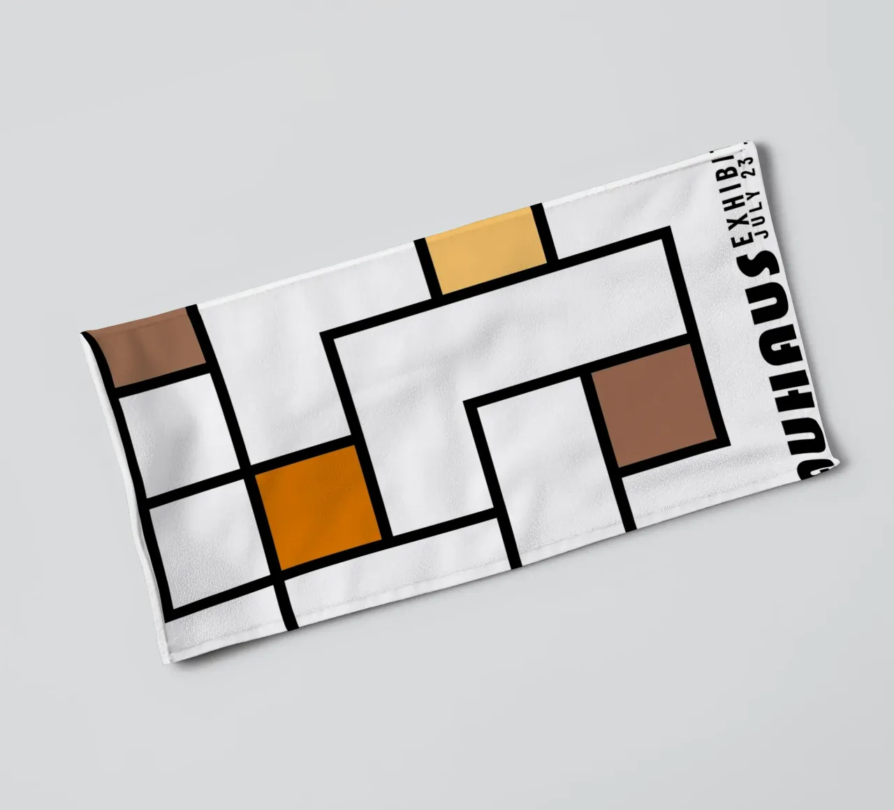 Composizione modulare - Mostra Bauhaus 1923 asciugamano da bagno da Casa Calm