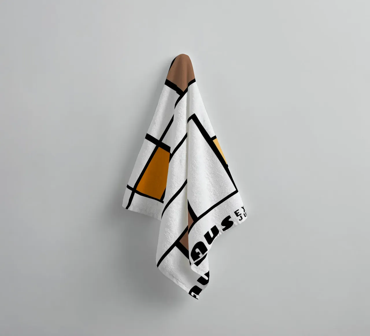 Composizione modulare - Mostra Bauhaus 1923 asciugamano da bagno da Casa Calm