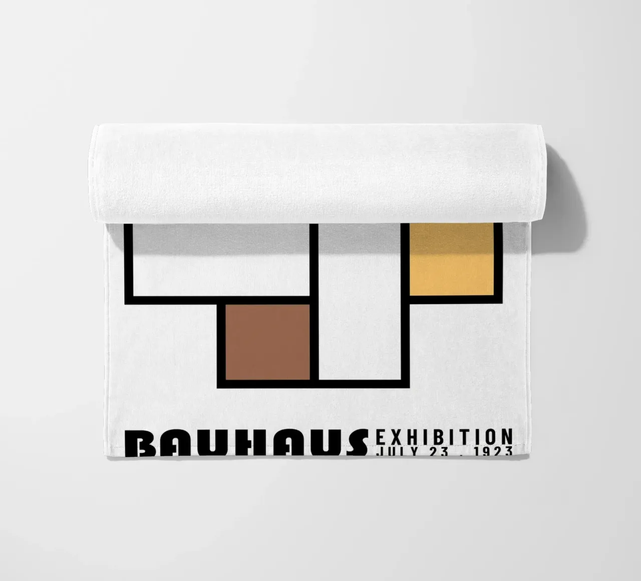 Composizione modulare - Mostra Bauhaus 1923 telo mare da Casa Calm