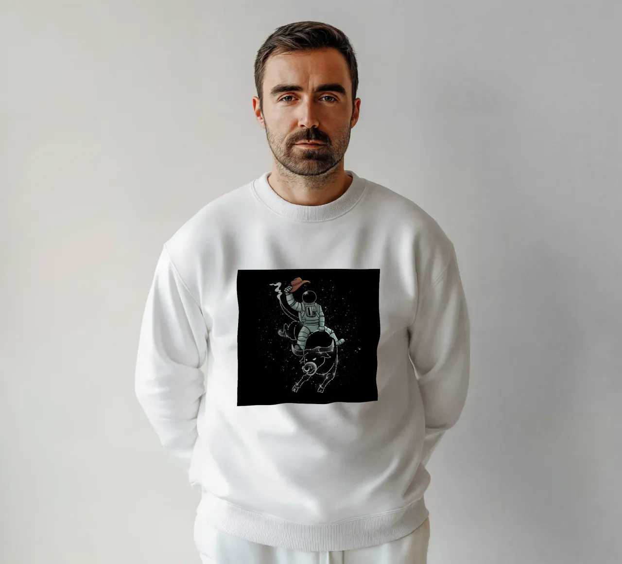 Astronaut Space Cowboy felpa da Tobe Fonseca