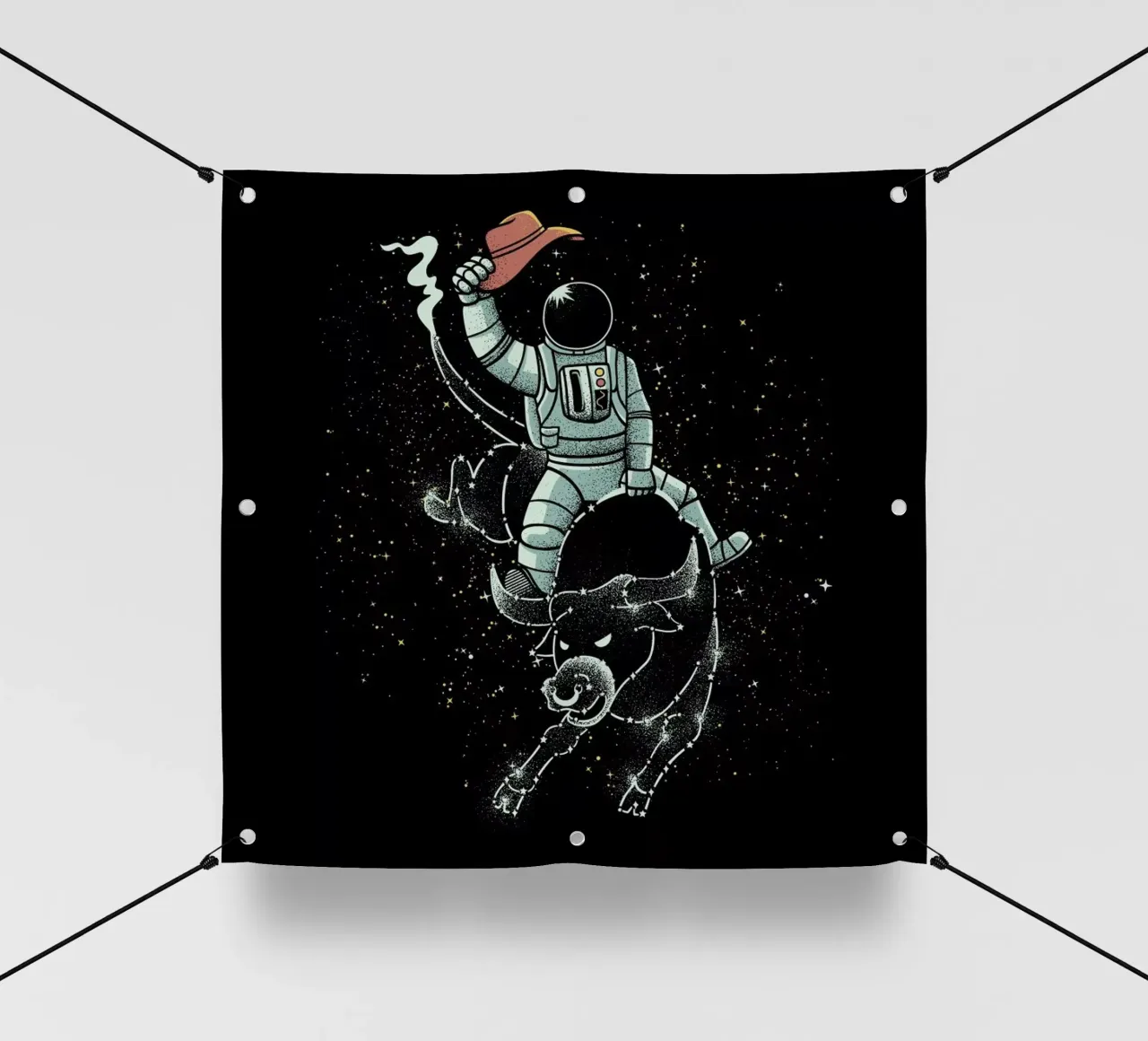Astronaut Space Cowboy telo in pvc da Tobe Fonseca