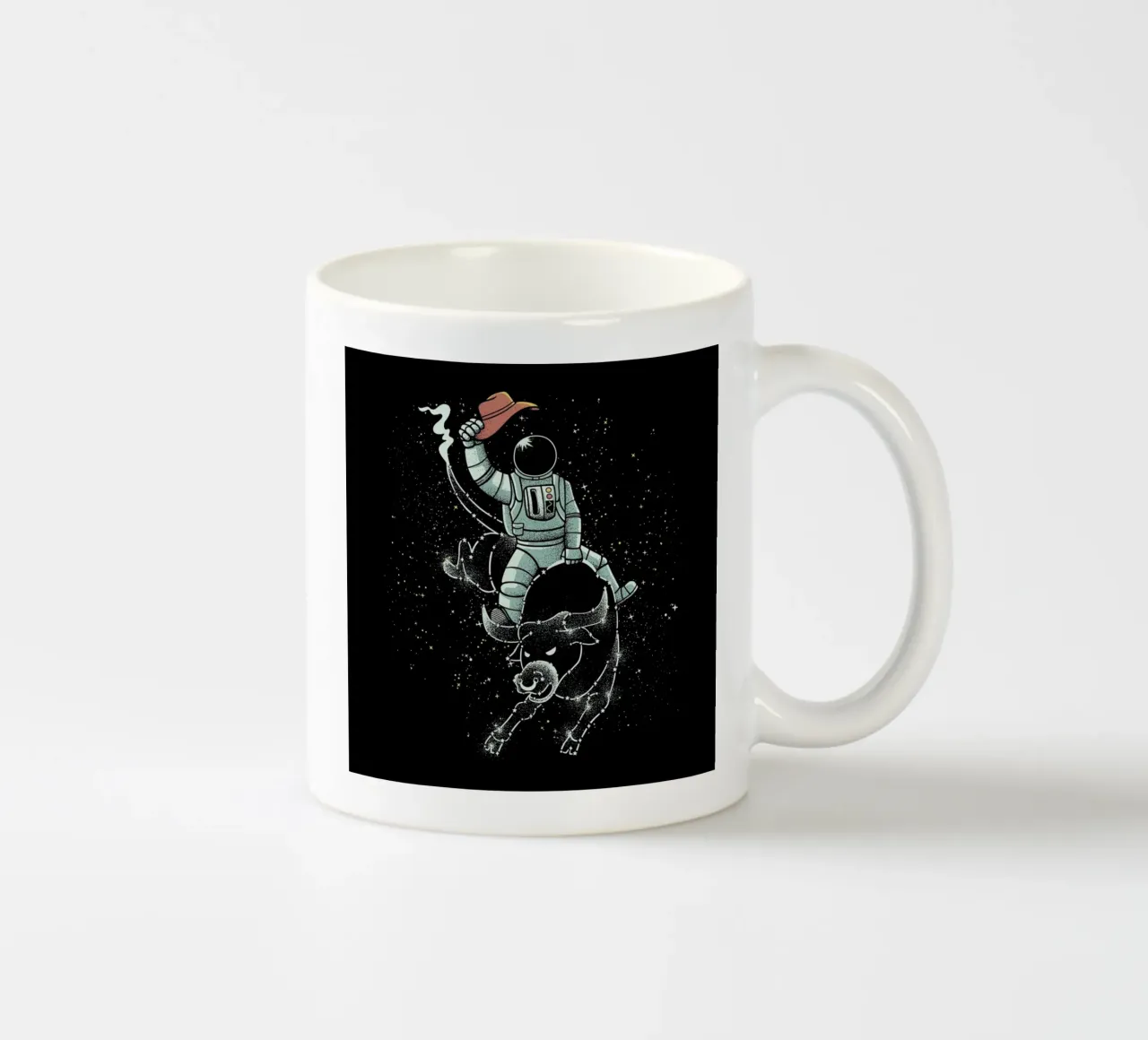 Astronaut Space Cowboy tazza in ceramica da Tobe Fonseca