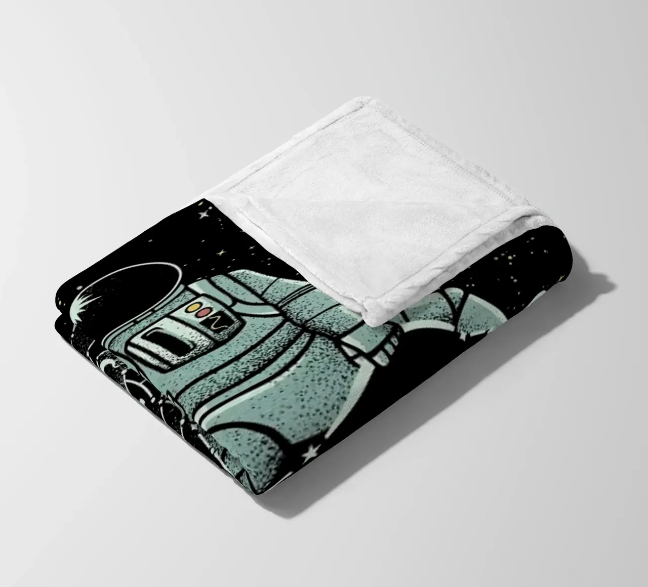 Astronaut Space Cowboy coperta in pile da Tobe Fonseca