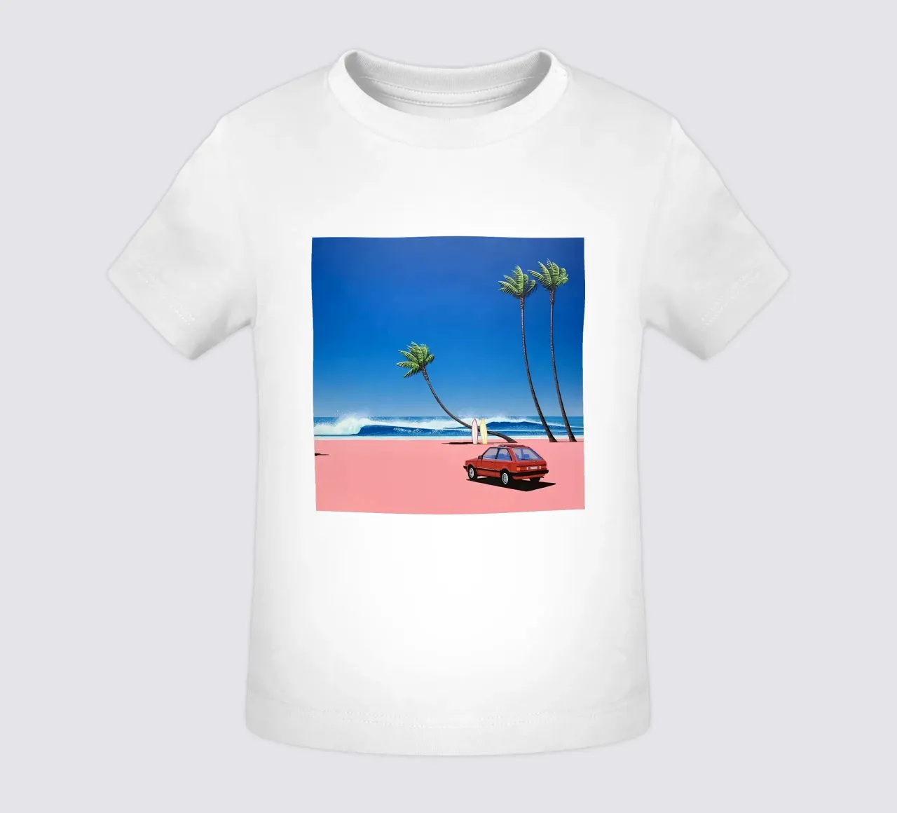 Hiroshi Nagai Auto rossa semplice maglietta neonato da Giox Store Legendary