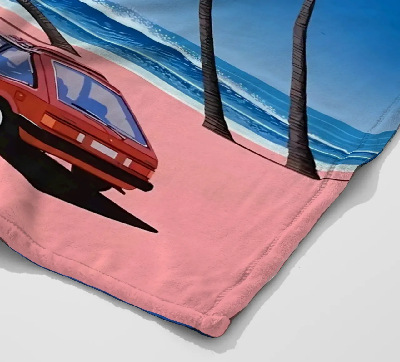 Hiroshi Nagai Auto rossa semplice coperta in pile da Giox Store Legendary