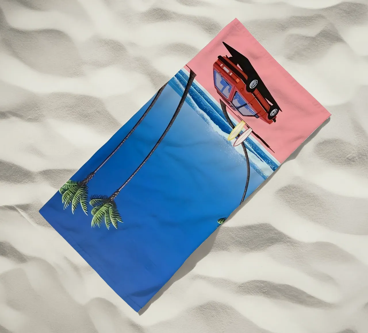 Hiroshi Nagai Auto rossa semplice telo mare da Giox Store Legendary