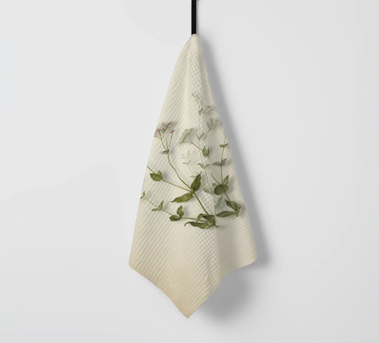Stampa botanica di Herman Saftleven - Senna e farfalla d'epoca canovaccio da cucina da ClubArt