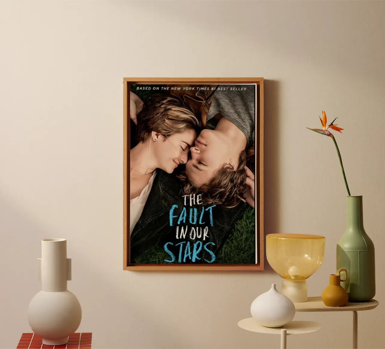 The Fault In Our Stars Movie canvas with Floater frame by STAR CINEPLEX