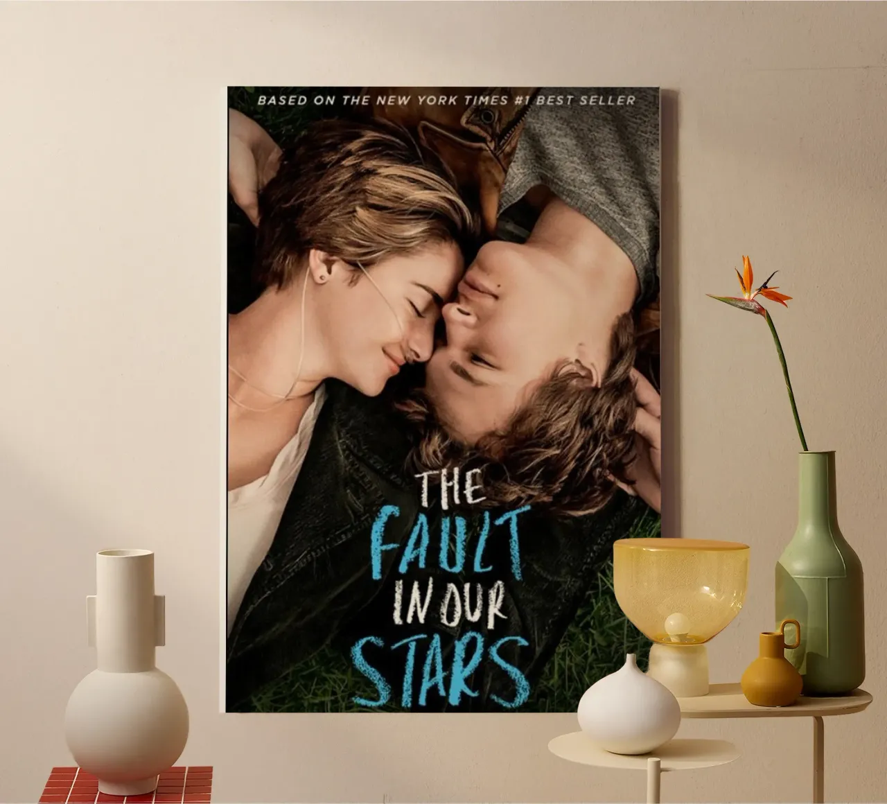 The Fault In Our Stars Movie canvas with Floater frame by STAR CINEPLEX