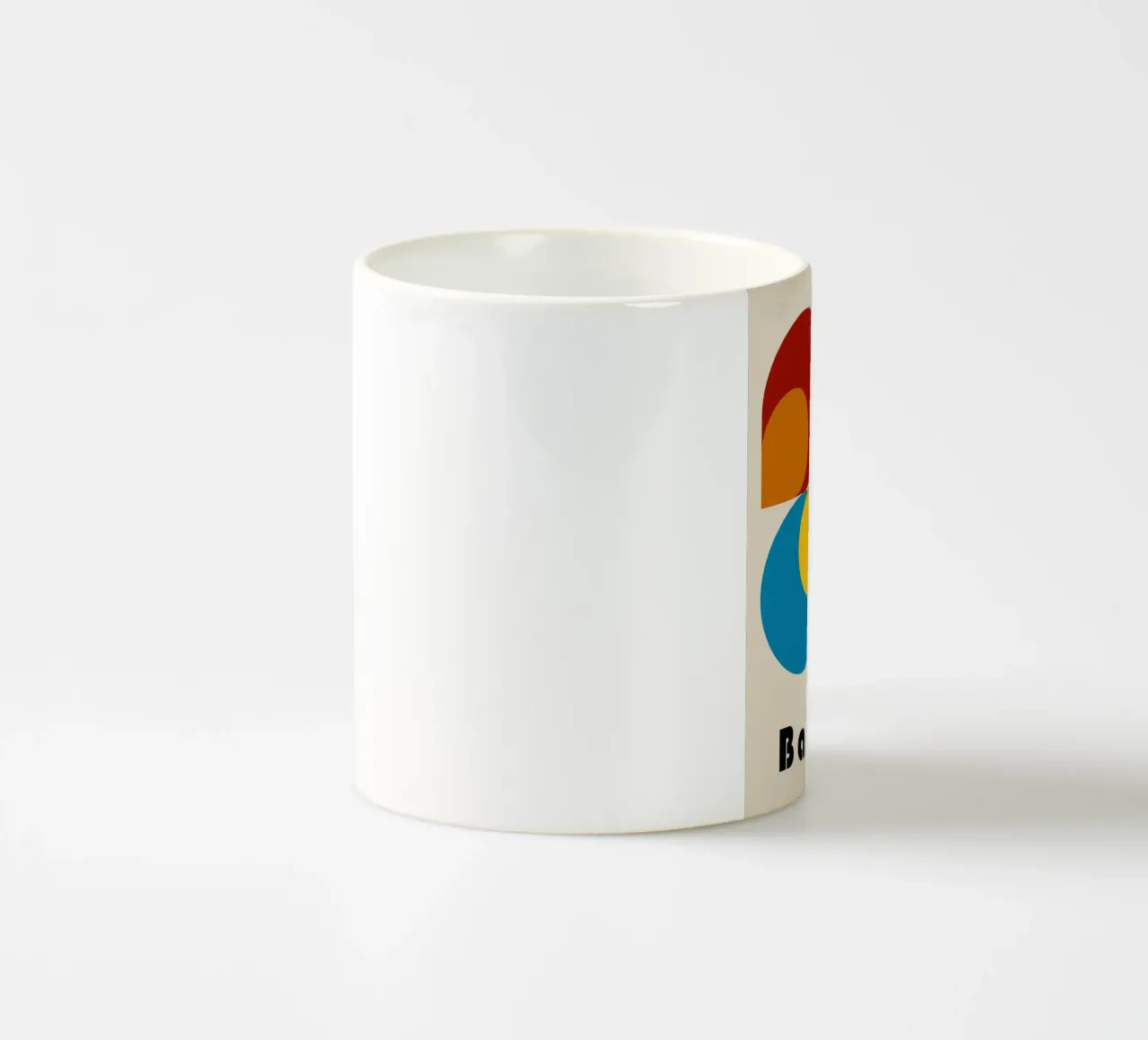 Poster Bauhaus - Composizione geometrica retrò tazza in ceramica da Casa Calm